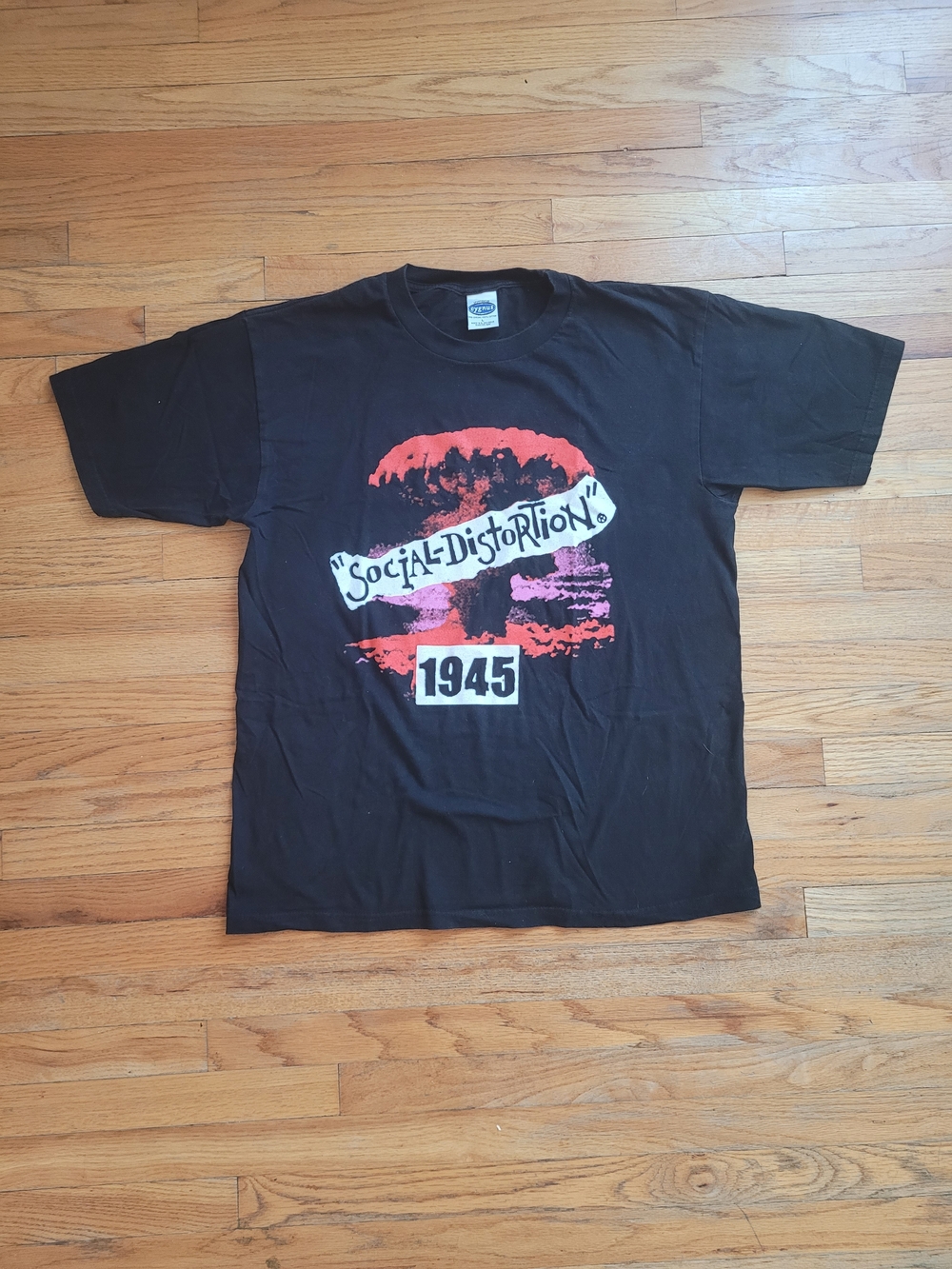 Social Distortion 1945 Graphic Black Band T-Shirt